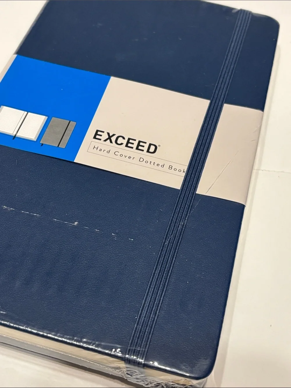 Exceed Blue Hard Cover Dotted Notebook Journal